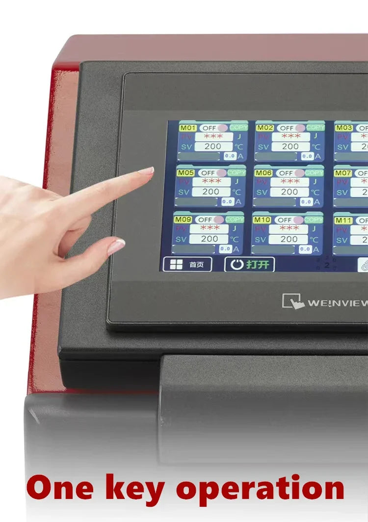 6-96 Zones Touch Screen Multi Channels Hot Runner Integrated Temperature Controller for Plastic Molding！