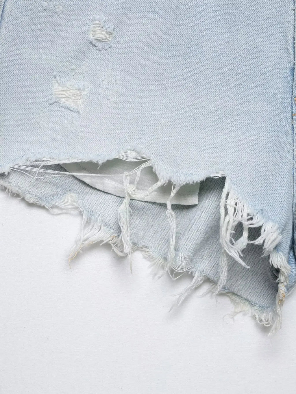 HH Women's High Waisted Denim Shorts Summer Ripped Jean Shorts Frayed Hem A-Line Casual Beach Party Hot Pants Streetwear