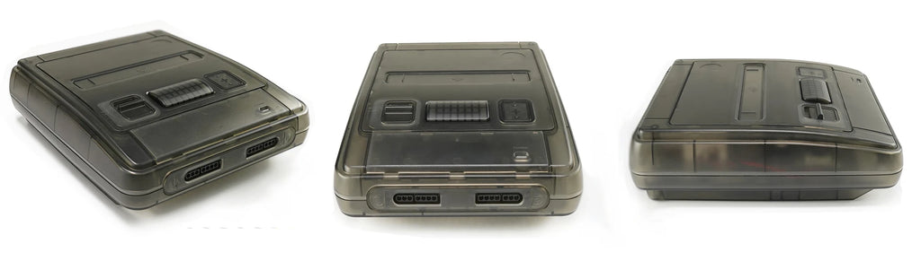 Bitfunx SFC Replacement Case Transparent Shell For Super Famicom Console Super NES Game Console