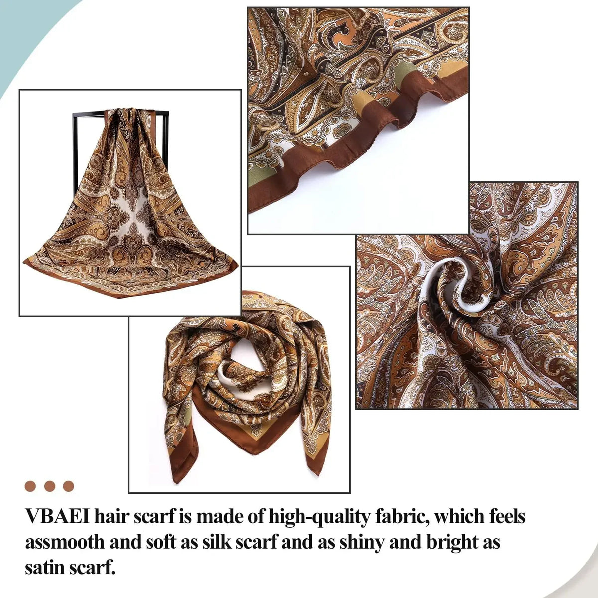 Satin-Like Head Scarf – Hair Wrap