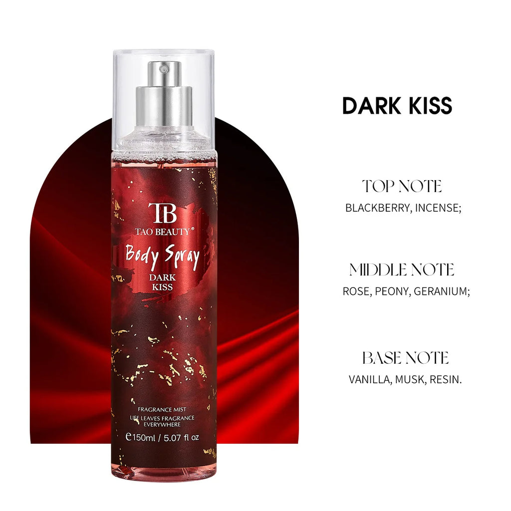 150ml Fragrance Spray, Long-Lasting Perfume, Light Floral Fruity Scent, Rich Rose Blackberry Botanical Fresh Scent Spray