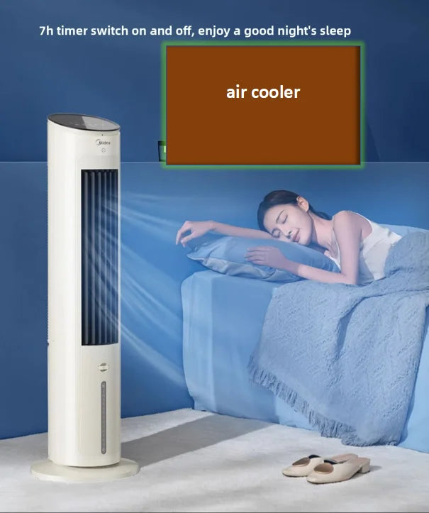 220V Midea Cooling Fan Portable Air Conditioner New Water Cooling System for Home Bedroom Office LYH