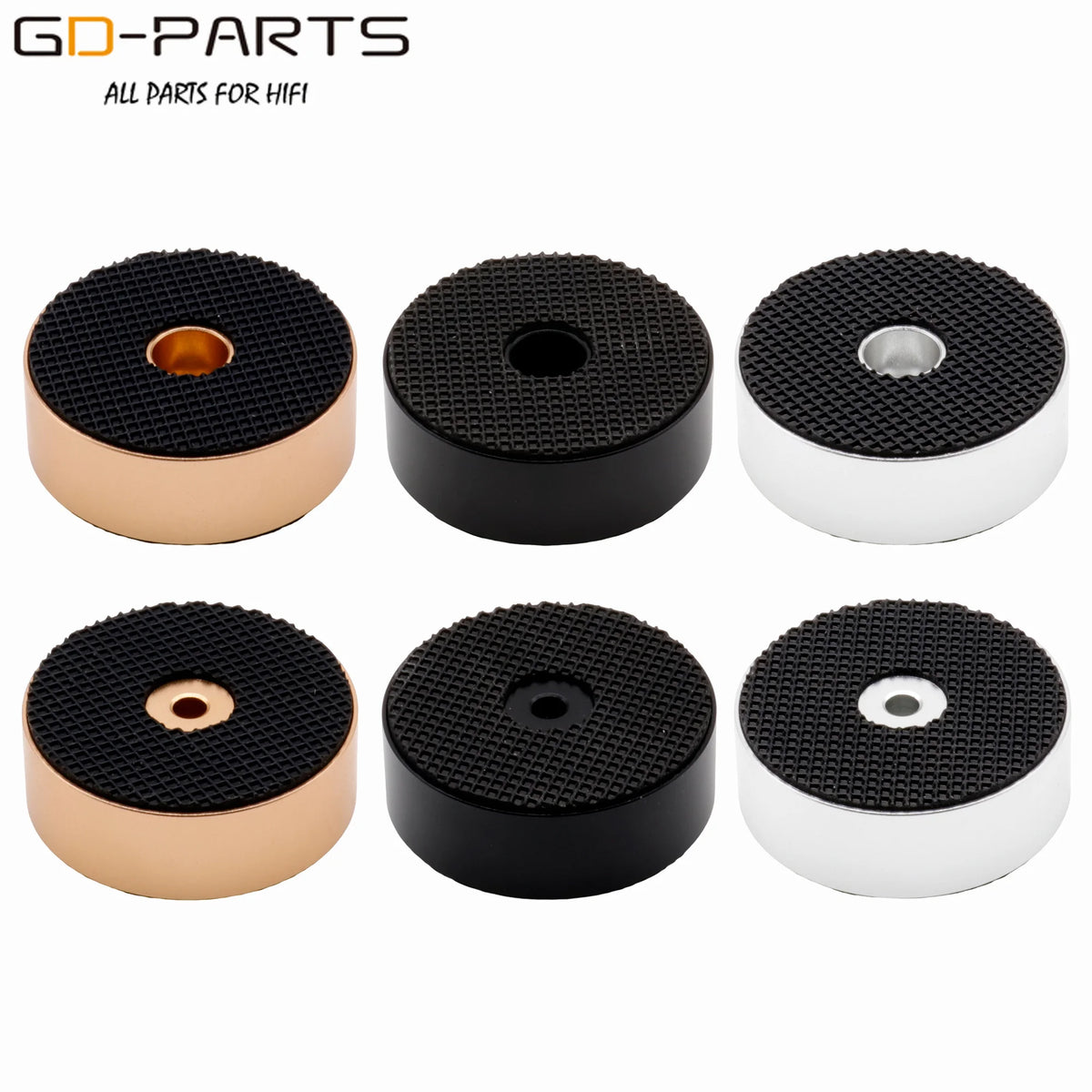20mm 30mm 40mm Solid Aluminum Amplifier Feet Speaker Cabinet Isolation Stand Damper Leg Base DAC PC Turntable CD Player Mat Pad