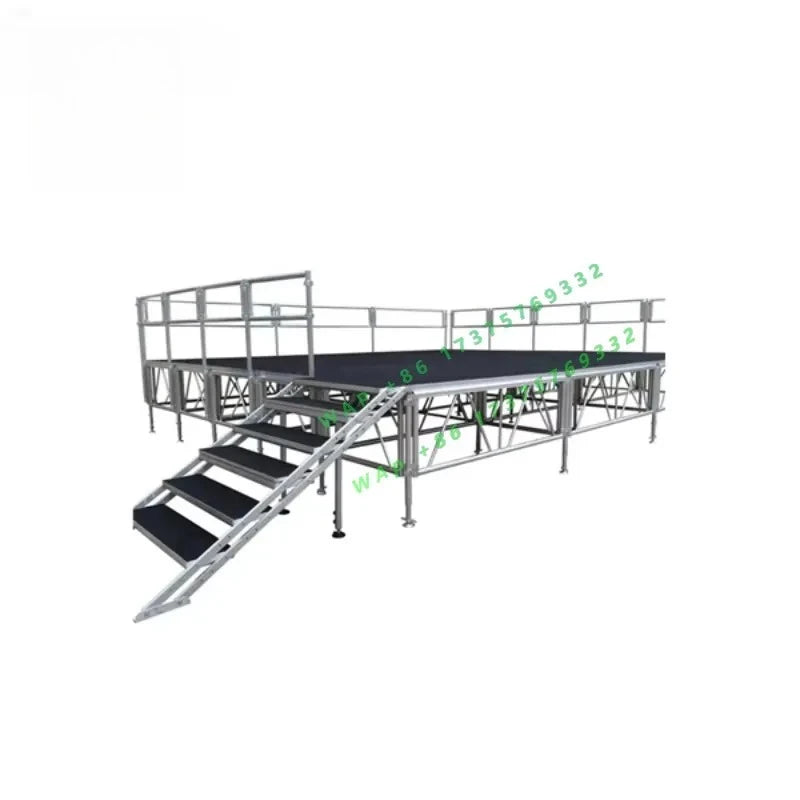 【Popular】1.22M 2.44m Aluminum Concert Stage Podium 4x 8ft Plywood Stage 4ft 8ft
