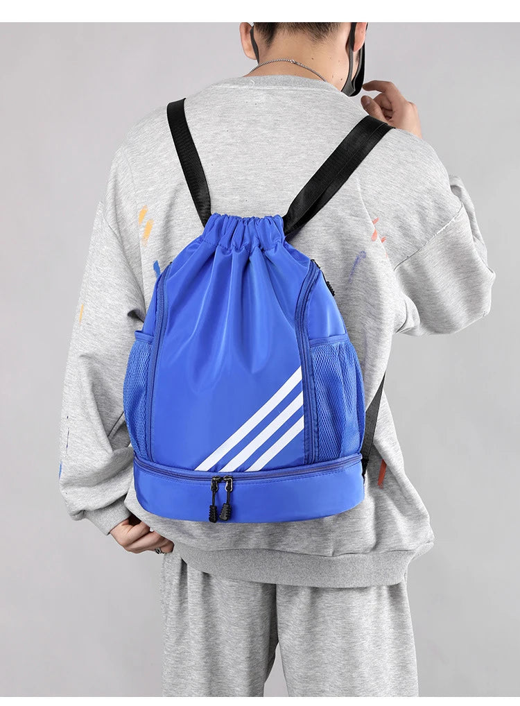 Sport Basketball Backpack Travel Outdoor Waterproof Men Fitness Bags Women Sports Bag Basketball Pouch Hiking Climbing Backpacks