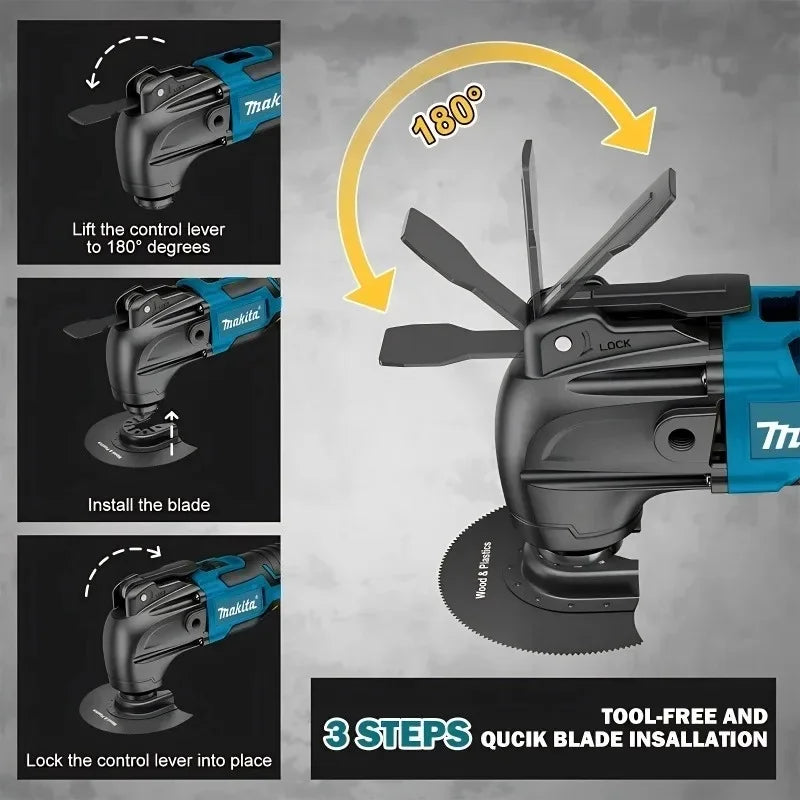 Makita DTM51 Cordless Grinding Machine, Edge Trimming Machine, Brushless Grooving Machine, Electric Shovel, Makita 18V Battery