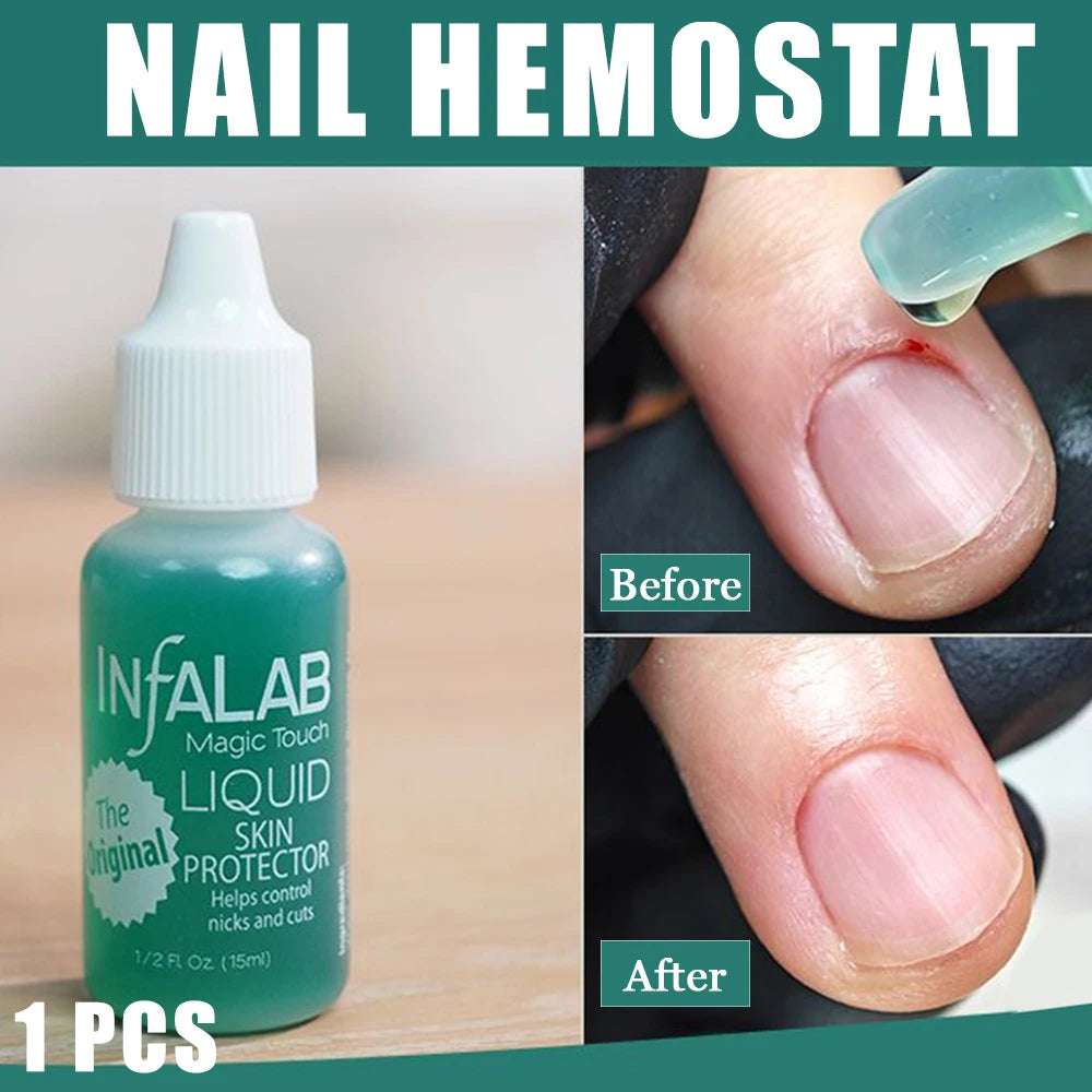 Nail Disinfection Hemostatic Tool Manicure Skin Stopping Blood Repair Anti Bleeding for Beauty Salon