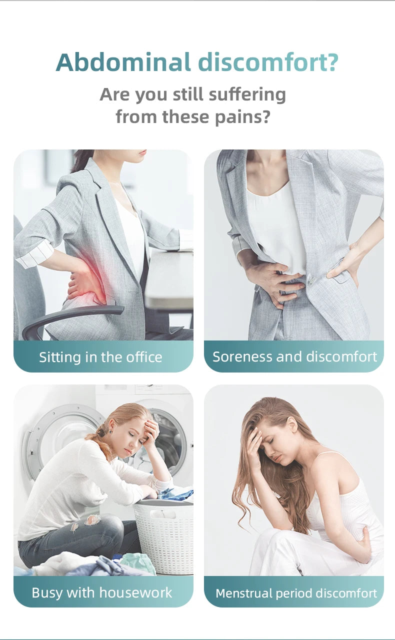 EMS Waist Abdominal Massage Belt Heating & Vibrating Slimming Fat Burner for Body Shaping Belly Back Leg Muscle Relief