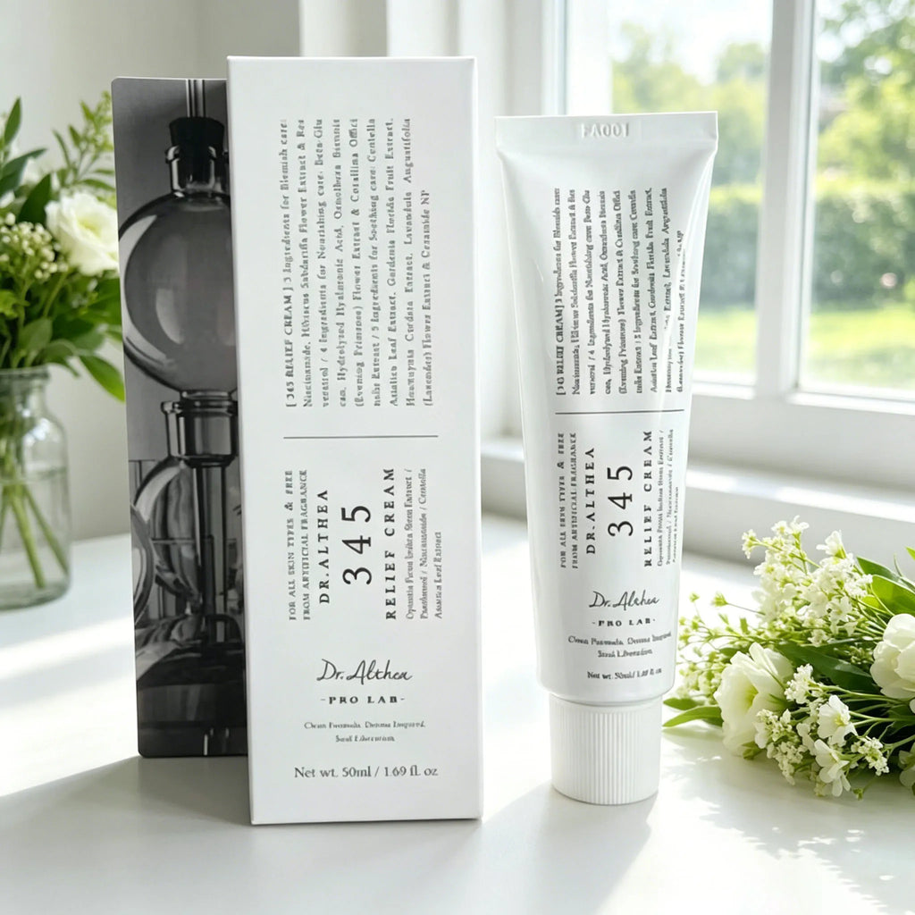 Dr.Althea Relief Cream Address Blemishes Repairing Barrier Moisturizer Improving Acne Marks Nourishing Antioxidant Skin Care