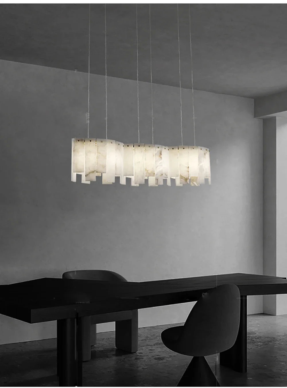 Modern Light Luxury Natural Marble Ceiling Pendant Lamps Home Decor Appliance Hanging Lamps Brushed Matte Gold Lighting