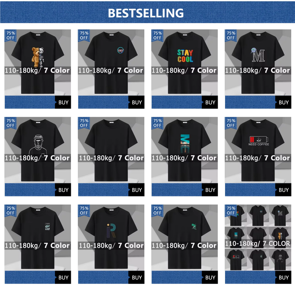 Men's Printed T-shirt Plus Size 110-180kg Loose Short Sleeve Tee Oversized Tops 5XL 6XL 7XL Big Size Men Clothing 티셔츠 Camiseta