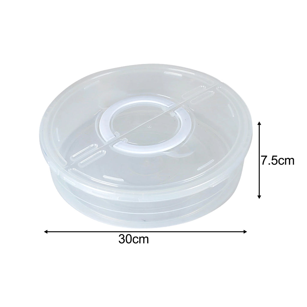 Dumplings Organizer Kitchen Organization for Food Cake Cheesecake Tortilla Pastry Round Pizza Keeper Refrigerator Organizer Bin