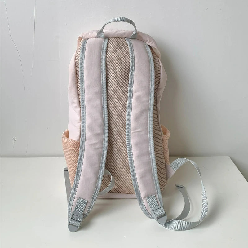 Women Outdoor Sports Backpack With Large Capacity Lightweight Nylon Backpack Suitable Casual Versatile Camping Travel Bag Unisex
