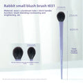 GUOXIAONIU Purple Blusher Brush Foundation Contour Eye Shadow Brush Makeup Tool Ultra Soft Make Up Highlight Brow Shadow Brush