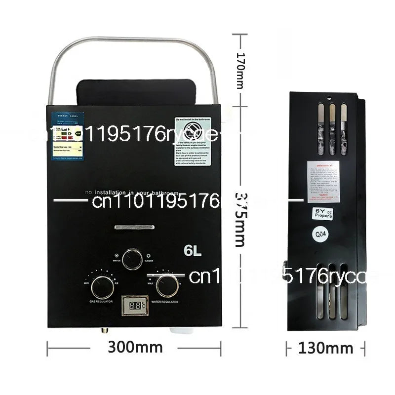 Outdoor Portable Water Heater Portable Gas Water Heater Camping RV