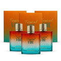 Jungle Vibe Tropical Vibe Pacific Aura Fresh Wave Men's Perfume Eau de Parfum Long Lasting Fragrance For Him Daily Wear