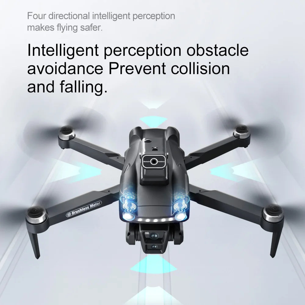 Original V198MAX Drone 8K Profesional FPV Brushless Laser obstacle avoidance Aerial Optical Foldable Quadcopter Mini 4K Dron