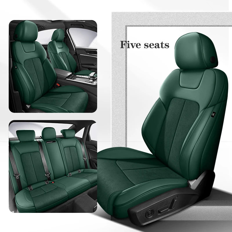 Custom Car Seat Cover 100% For Audi TT MK2 Q7 4L Q5 A7 A6 C7 Avant Auto Accsesories Interior 360 ° Surround Protector
