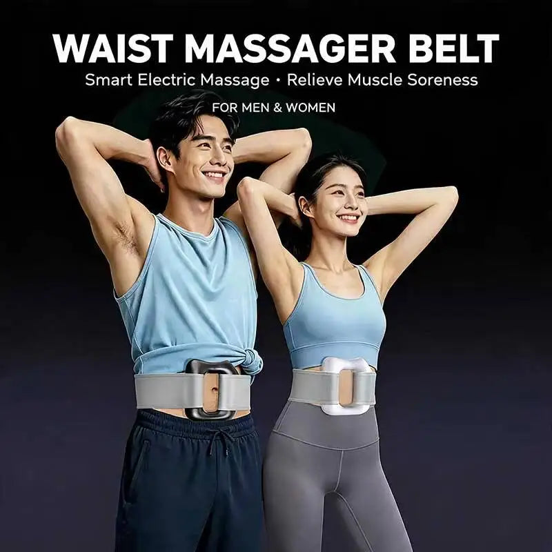 Electric rolling percussion massager Fascia Ring Belt Fat Burning BodyShaping HIGH FREQUENCY Kneading VIBRATION Fatigue relief