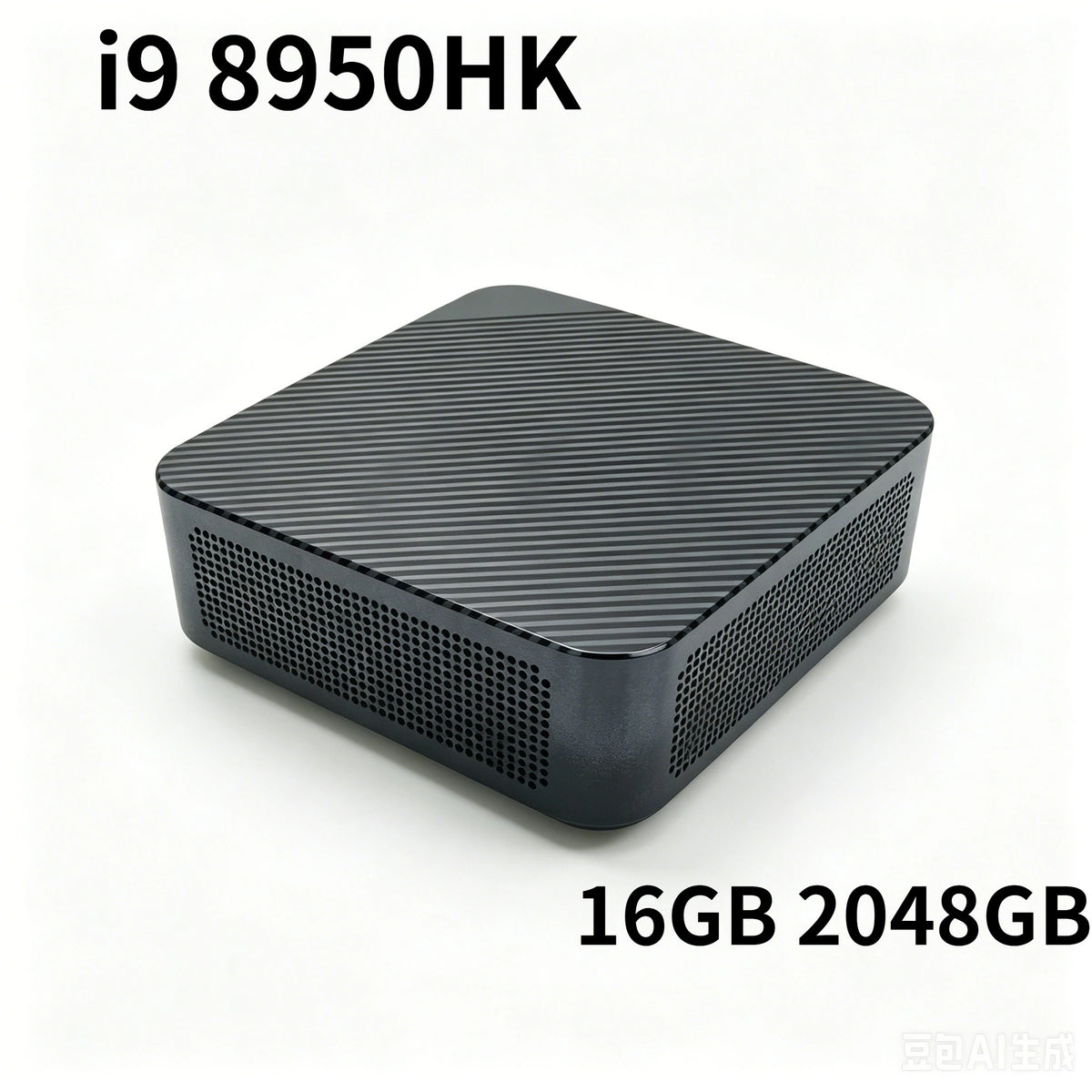 New i9-8950HK Portable Mini Desktop 16GB RAM M.2 NVMe SSD Triple 4K Monitor WiFi6 Bluetooth 5.2 Silent Cooling Home Pro Office