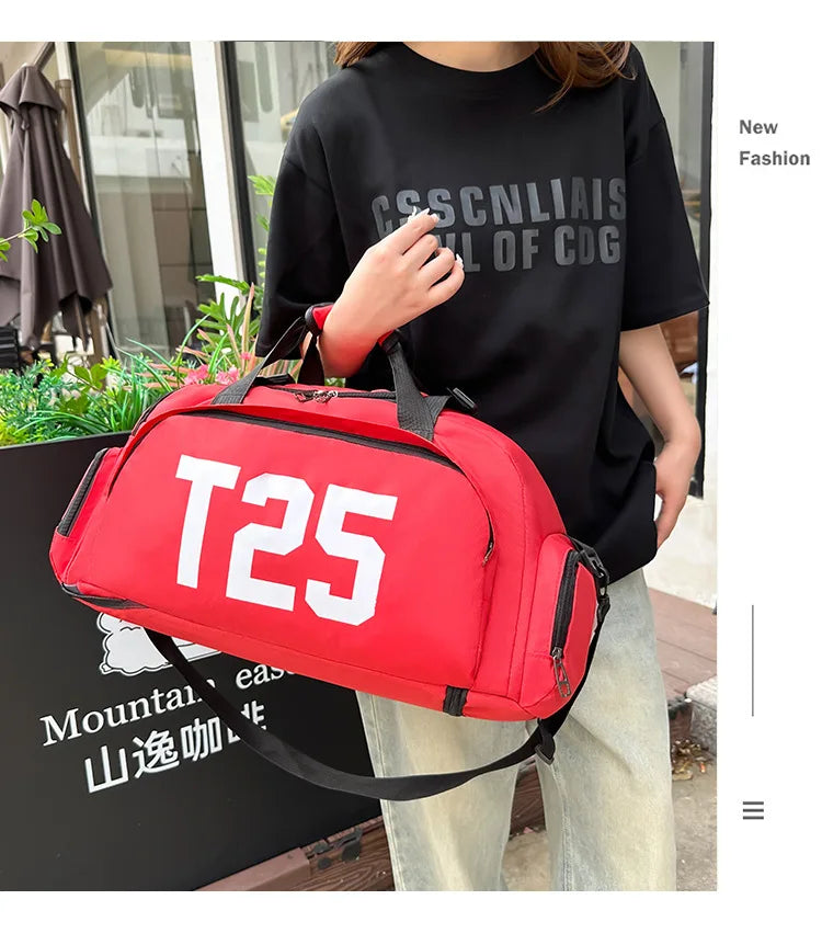 Customized Logo Fitness Bag Football Backpack Swimming Taekwondo Waterproof Backpack Luggage Bag Printed Pattern