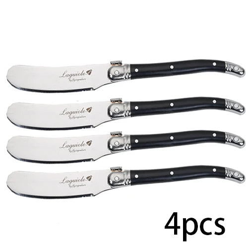 6.25inch Stainless Steel Butter Cutter Cheese Jam Spreaders Wipe Cream Cutter Kitchen Gadgets Laguiole  Butter Bread Tool 4-6pc