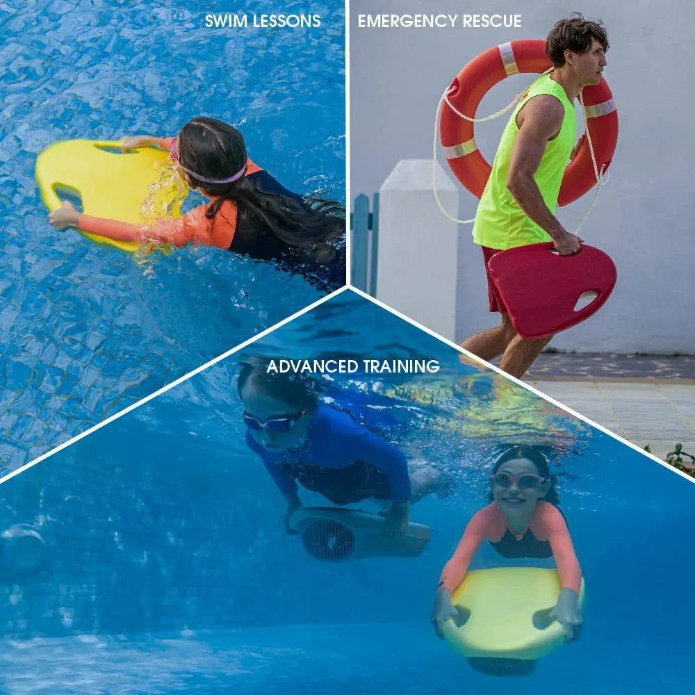 CAMORO 92.5Wh Swimming Kickboard 60 Mins Electric Swim Training Kickboard 3 Gear Water Sport Swimming Pool Board For Adults Kids