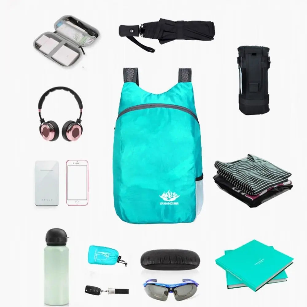 20L Large Capacity Mountaineering Packable Backpack Lightweight Ultralight Sports Travel Daypack Bag Waterproof Foldable