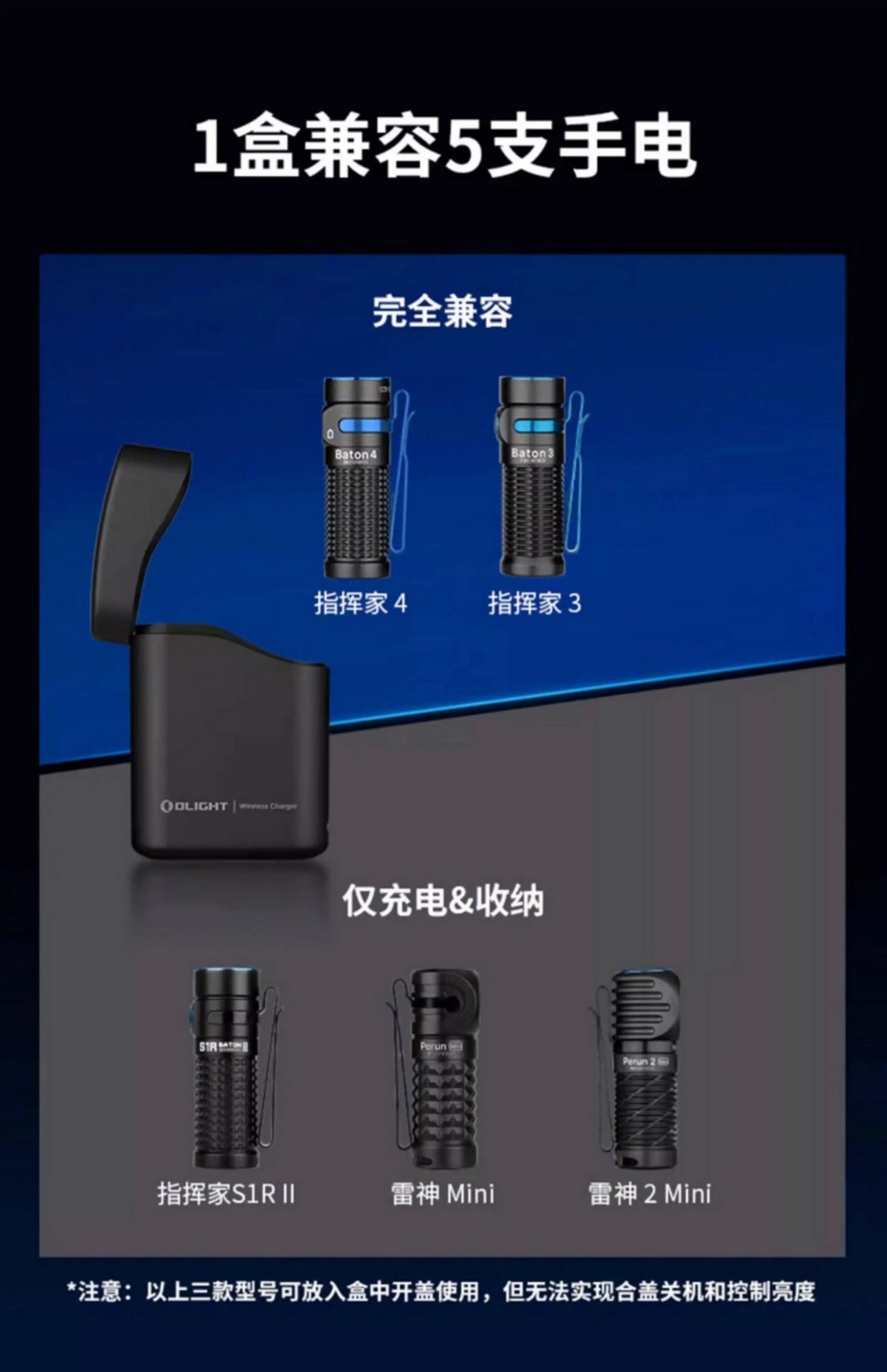 Olight Baton 4 1300 Lumens Super Bright Portable Edc Flashlight Rechargeable For Outdoor Camping Hiking Emergency Daily Use