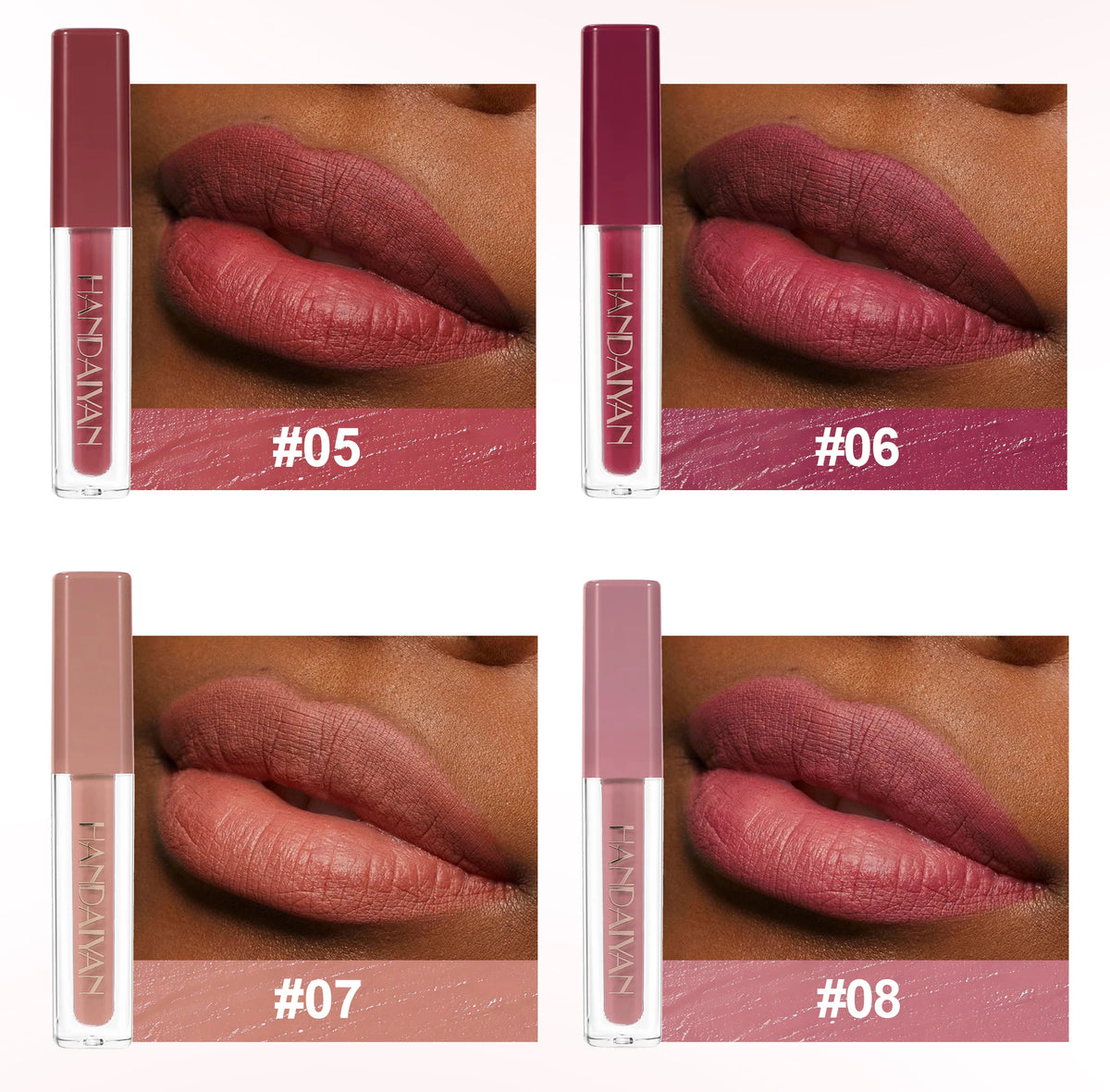 12 Shades Velvet Lipstick Set Nude Matte Lip Gloss Long Lasting Waterproof Smudge Proof Beauty Makeup Kit