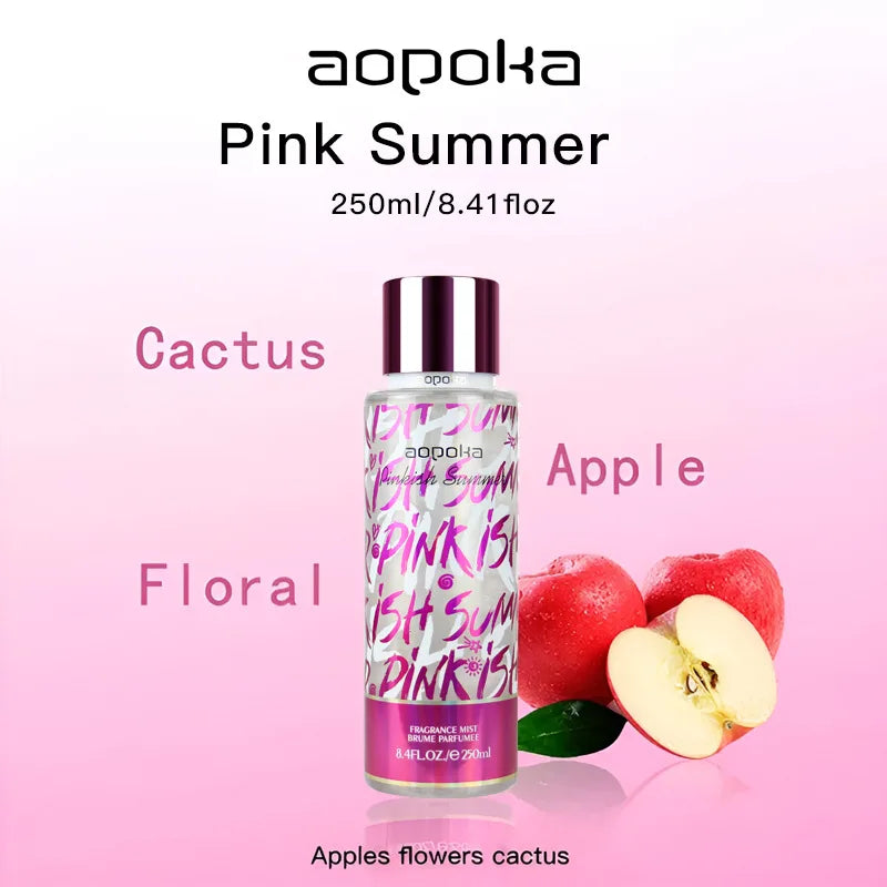 250ml Perfume For Women Body Spray Sea Aloe Fressia Lasting Fragrance Mist Girl Perfumes Floral Fruity Secret Perfume