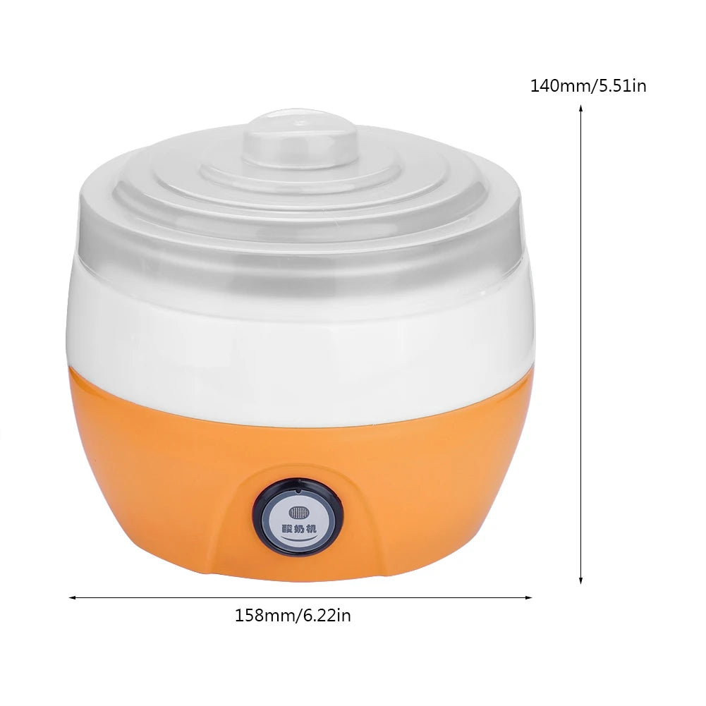 DIY Maker Household Automatic Electric Stainless Steel Inner Container Yogurt Machine Yogurt Maker Machine 1L for Kitchen Home