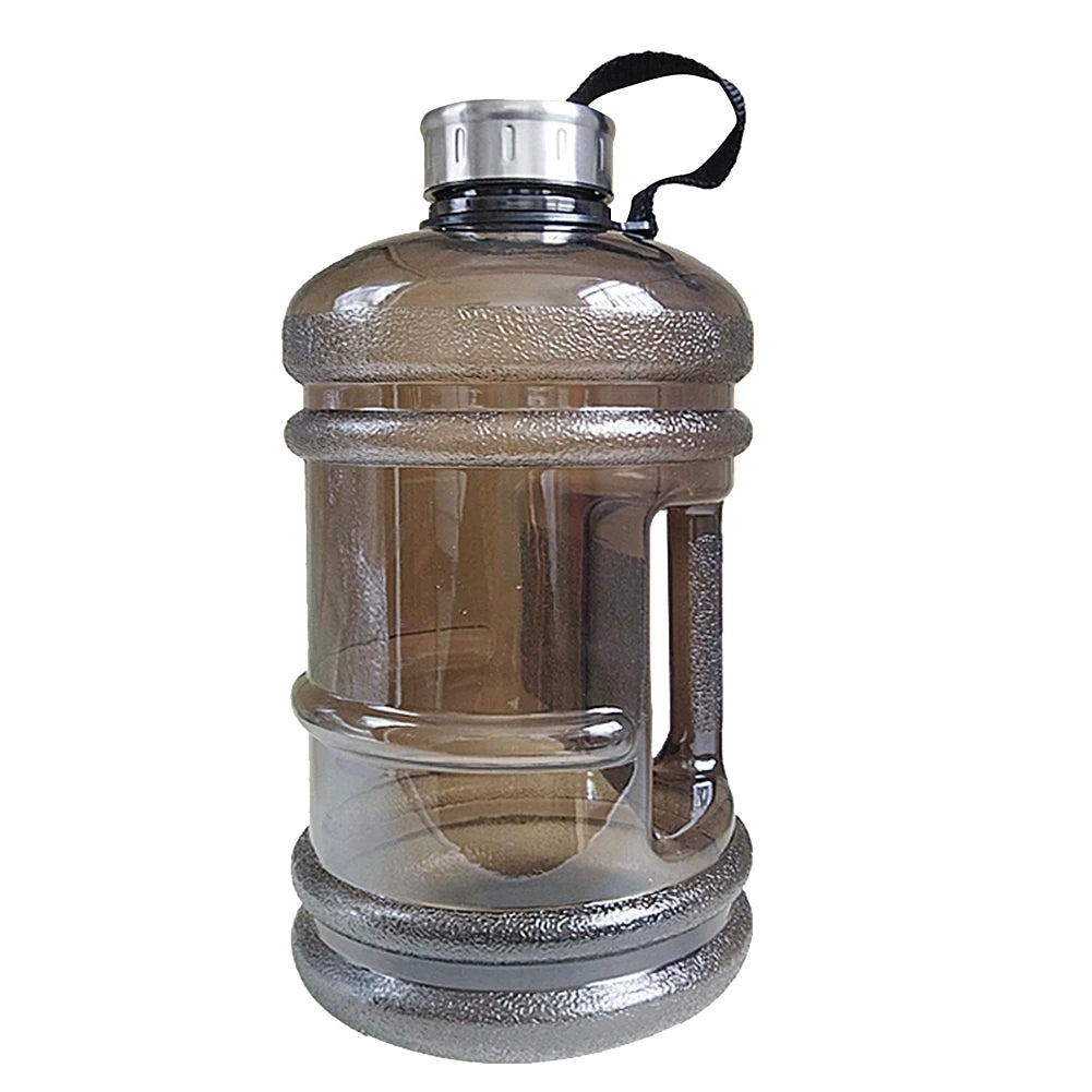 2.2L Gym Water Bottle Large Capacity Sports Water Jug Portable Running Hydration Bottle Multifunction for Camping Hiking