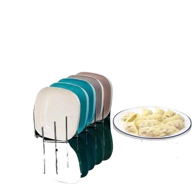 Stainless Steel Dish Rack Adjustable Kitchen Drainer Foldable Utensil Holder For Dishes Cups Pots & Lids Space Saving