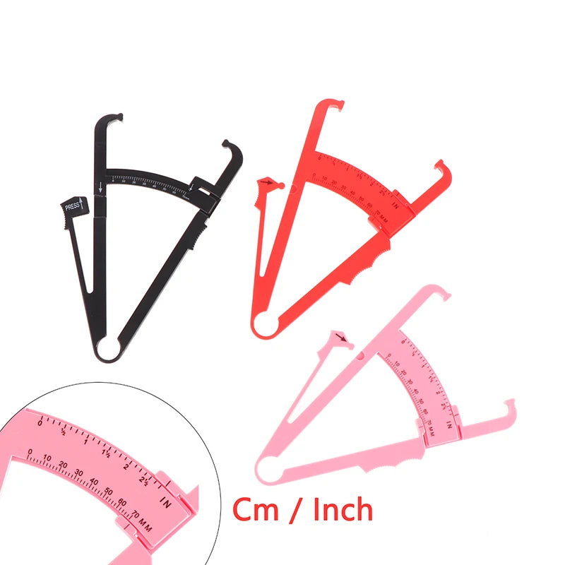 80mm Body Fat Caliper Adipometer Skinfold Measurement Slimming Lose Weight Body Fat Measure Tester Fitness Beauty Health Care
