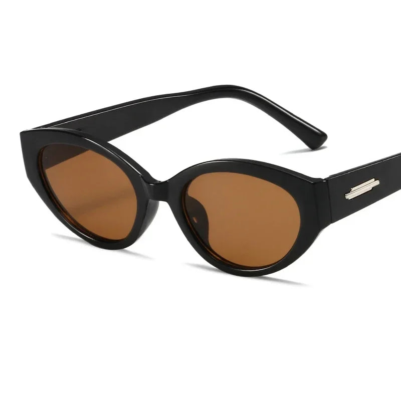Small Oval Beautiful Sunglasses Women Men Brand Designer Fashion Sun Glasses Female Male Cool Punk Mirror Oculos De Sol