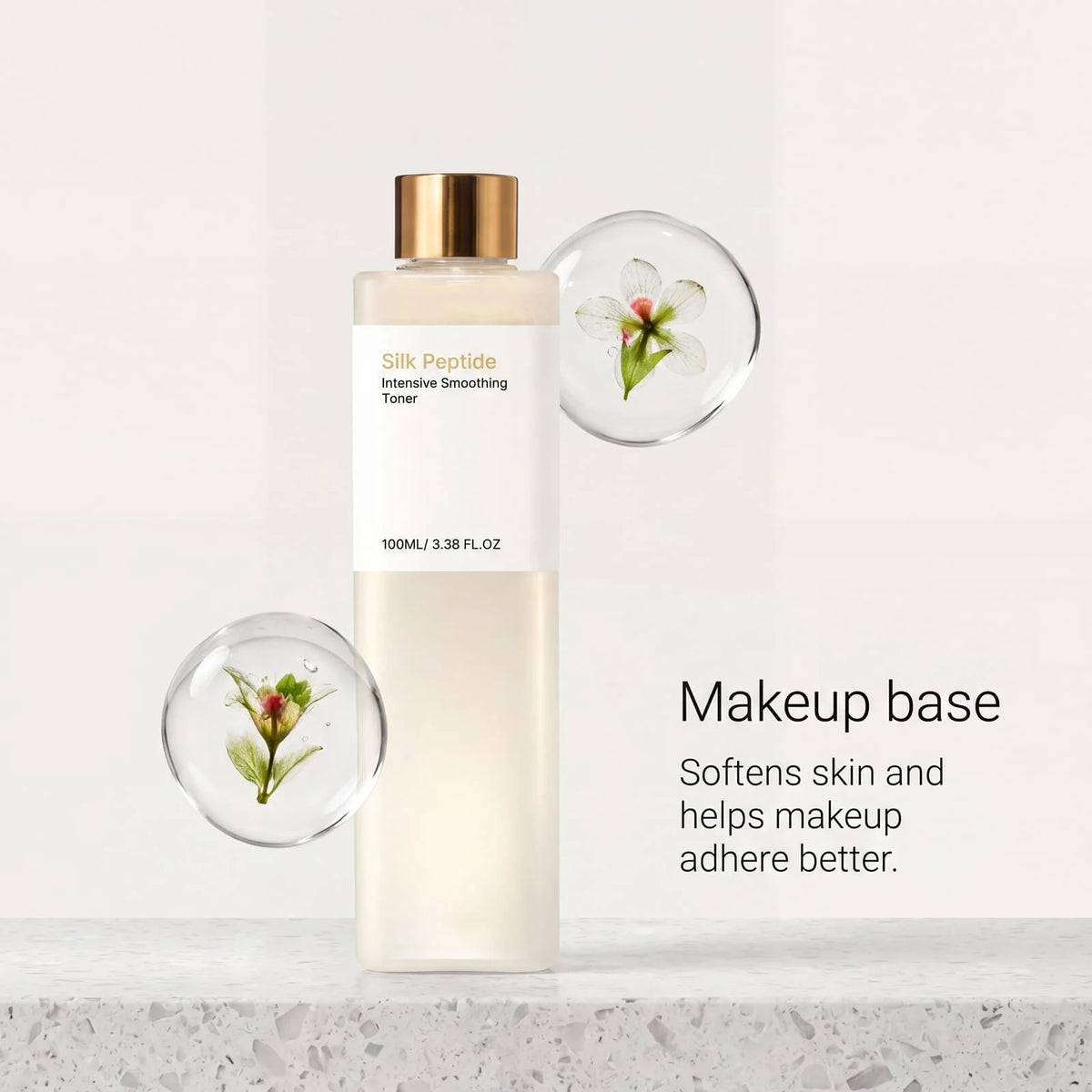 Silk Peptide Facial Toner For Sensitive Skin,Deep Hydrating Smooth Fine Lines Moisturize Skin Barrier Revitalize Dull Skin Toner
