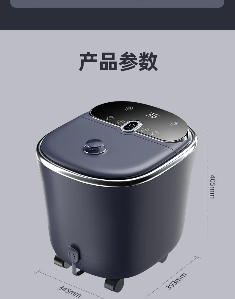 Foot Bath Electric Automatic Foot Spa with Massage Deep Footbath Machine for Home Use Constant Temperature Electric Foot Warmer