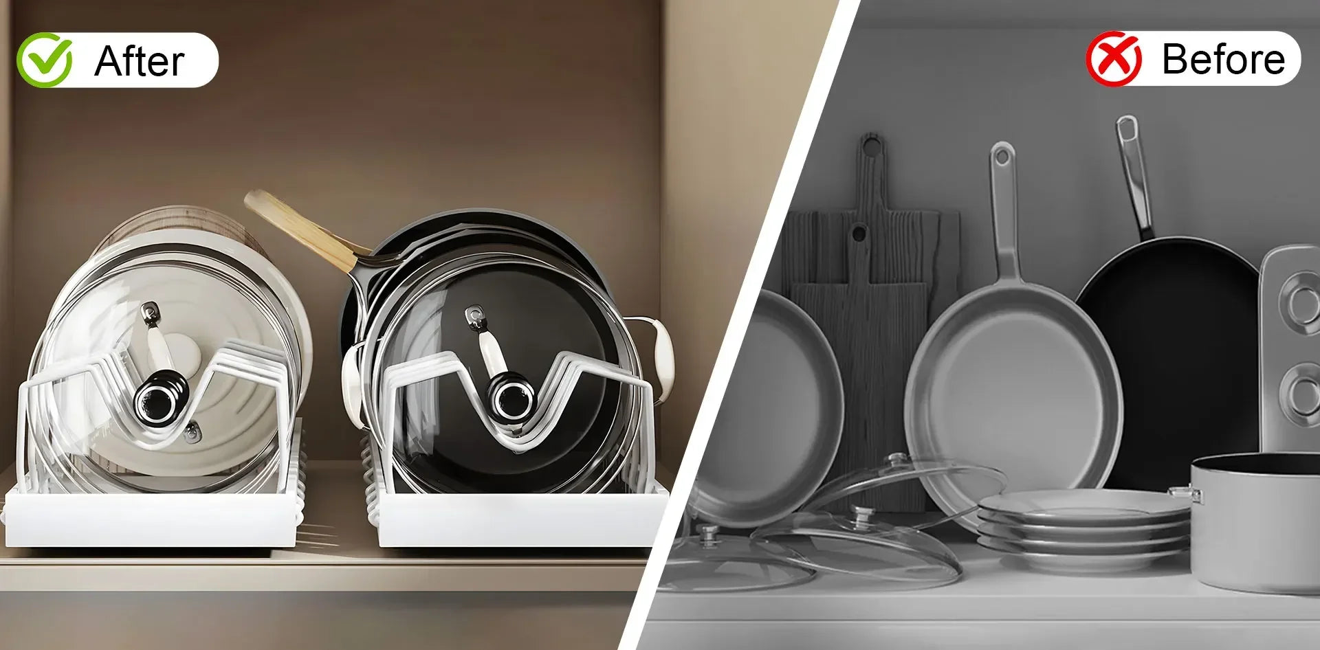 2026 Kitchen Multifunctional Organizer Pull Out for Pots/Pans Sliding Lid Holder Spice Rack & Dish Drying Racks Drawer Organizer