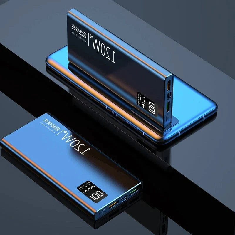 3C Certified 80000mAh 120W Super Fast Charge Power Bank Digital Display Portable for iPhone Xiaomi Fast Delivery