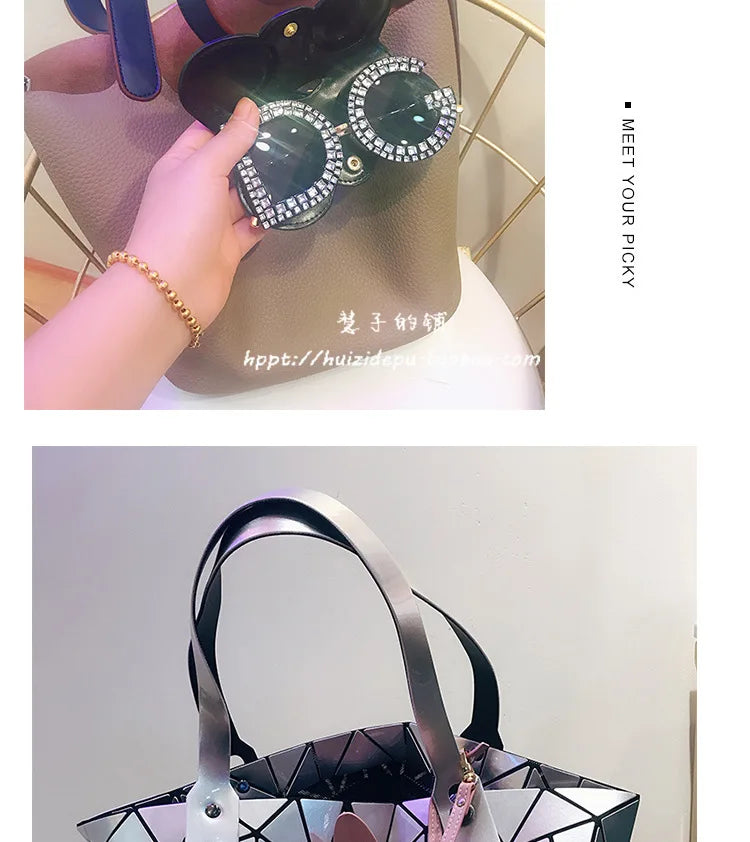 ins cartoon cute glasses case portable men and women sunglasses myopia glasses organizer bag protective sleeve glasses bag charm
