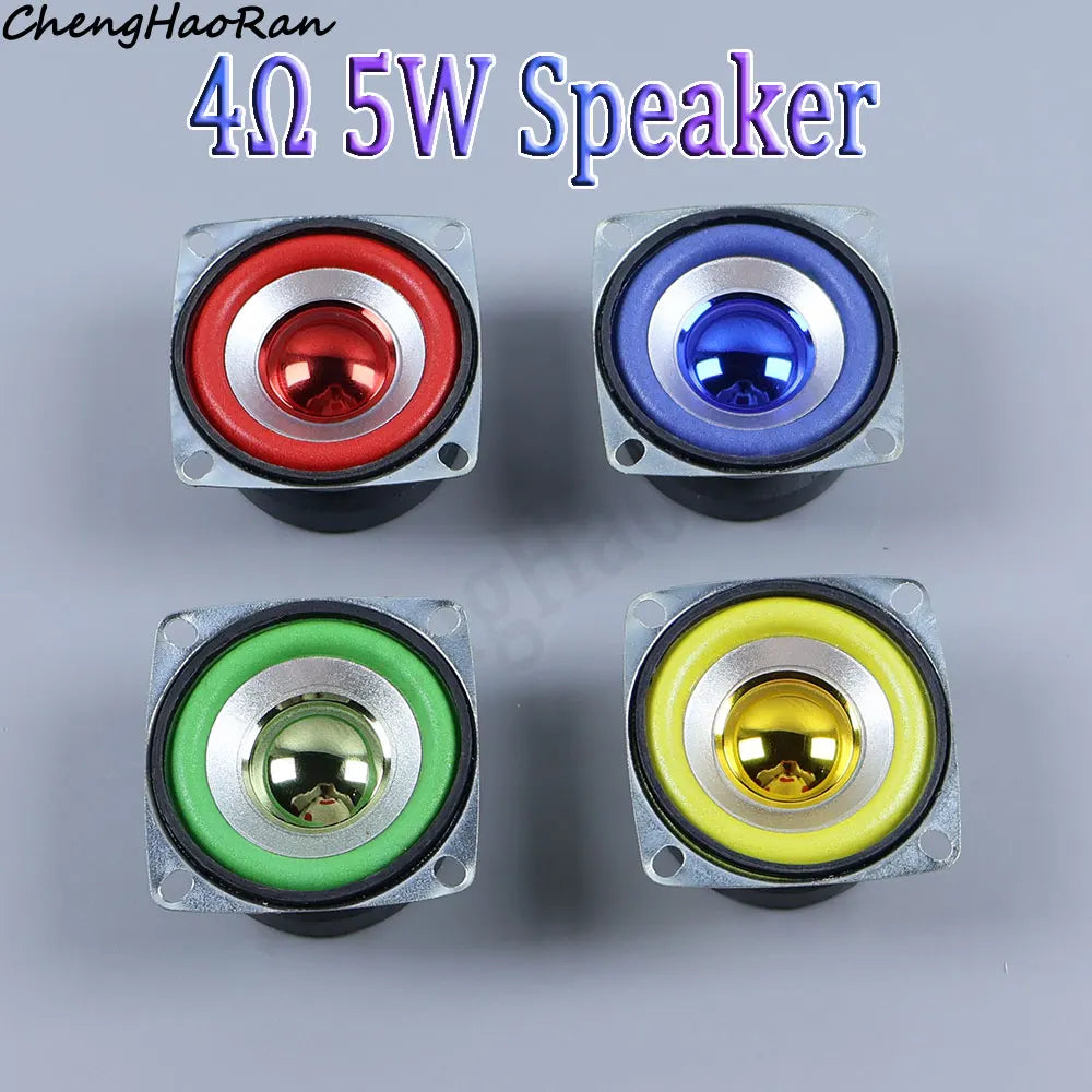 1 Pc 4R 5W Portable Audio Full Range Speaker Driver 3Ohm 5W 53mm Sound Loudspeaker DIY Bluetooth Music Speaker Home Theater