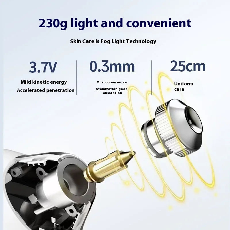 Professional Beauty Machine Women Skincare Oxygen Vaporizer Portable Self Face Steam Device Esthetician Facial Devices