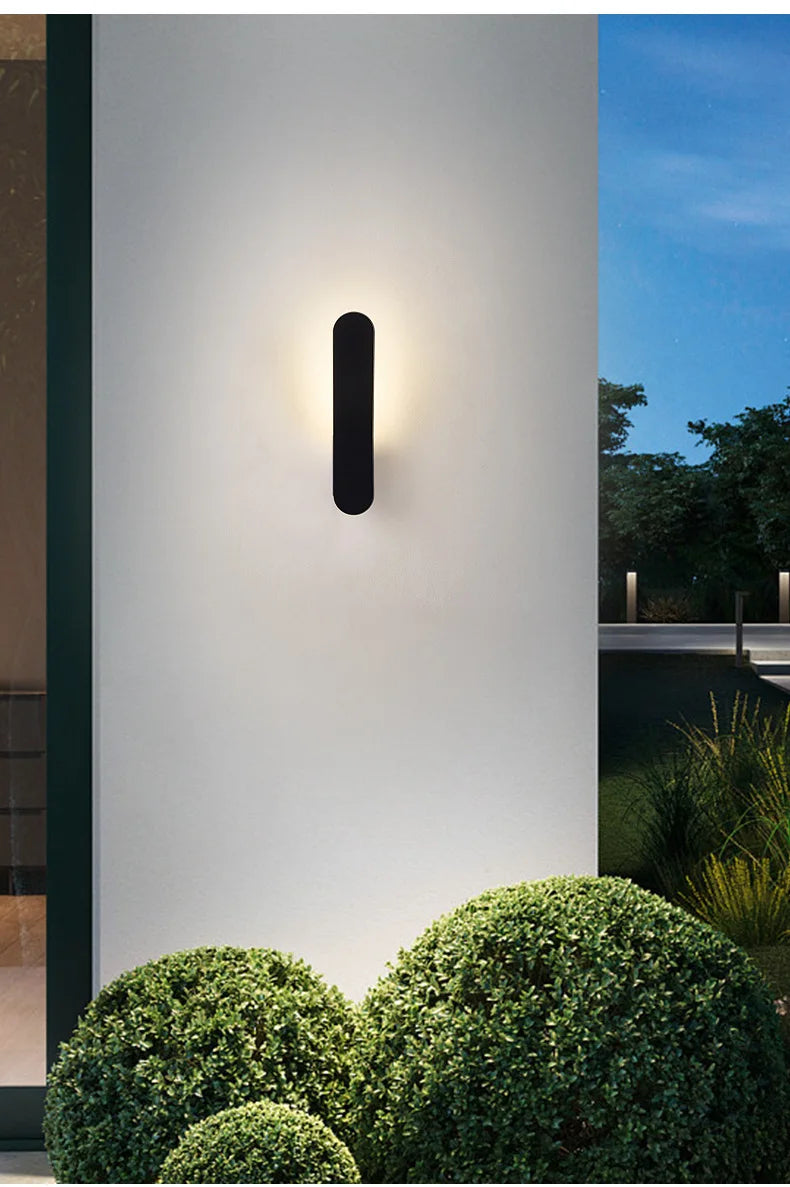 LED outdoor wall lamp IP65 modern simple waterproof hotel villa garden door creative outdoor lighting