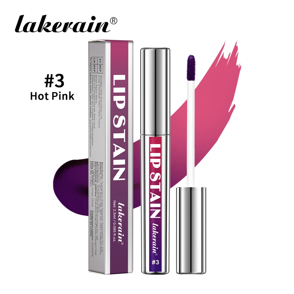 3pcs/set Peel Off Lip Stain Set Long-Lasting Waterproof Lip Tint Transfer Proof Non-stick Cup Natural Lip Stain Female Makeup