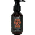 GZE MEN Castor Oil Curl Defining Cream Nourishing Curl Cream, Hydrate & Adds Shine - Color Safe & Sulfate Free Styling Product