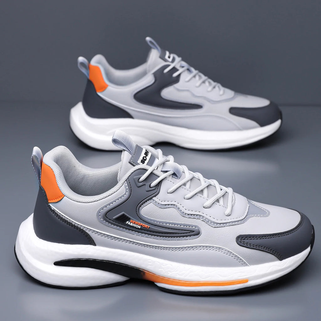 Men's Sports Shoes, Men's 2026 New Spring Casual Breathable Running Shoes, Men's Thick-Soled Dad Shoes