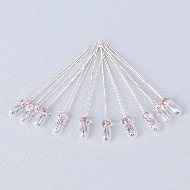 10 Pcs Car Dashboard Lights | Car Instrument Lamp T3 Led Dash Light Bulbs | 12 Volt LED Car Light Lamp Dash Bulbs