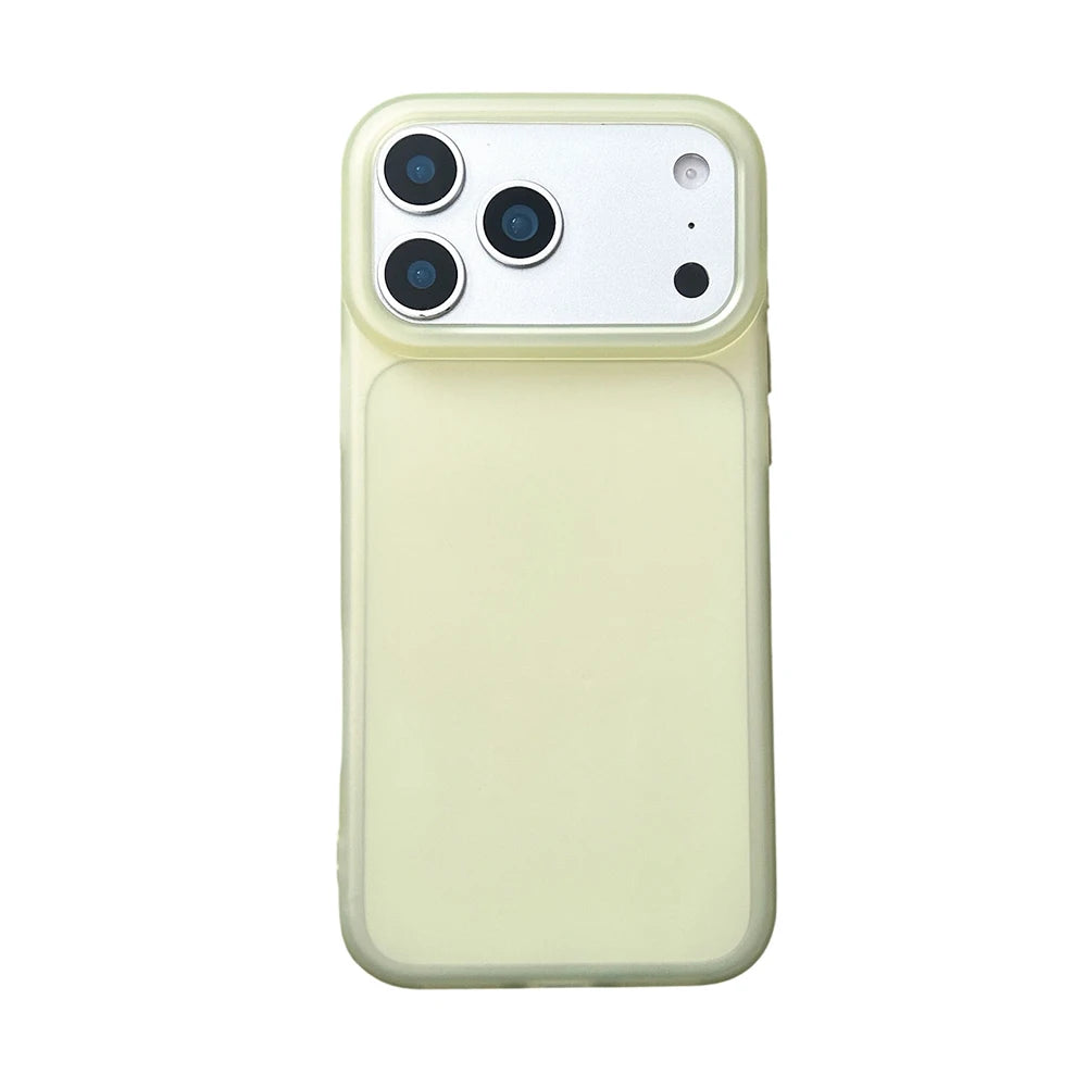 Luxury Transparent Matte Case For iPhone Air 17 16 15 14 13 12 Pro Max Plus 16E Clear Candy Color Silicone Soft Cover Shell 17P