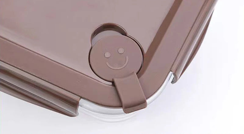 High quality Lunch Box Glass 1050ml Food Storage Box Microwave Bento Box school food containers compartment